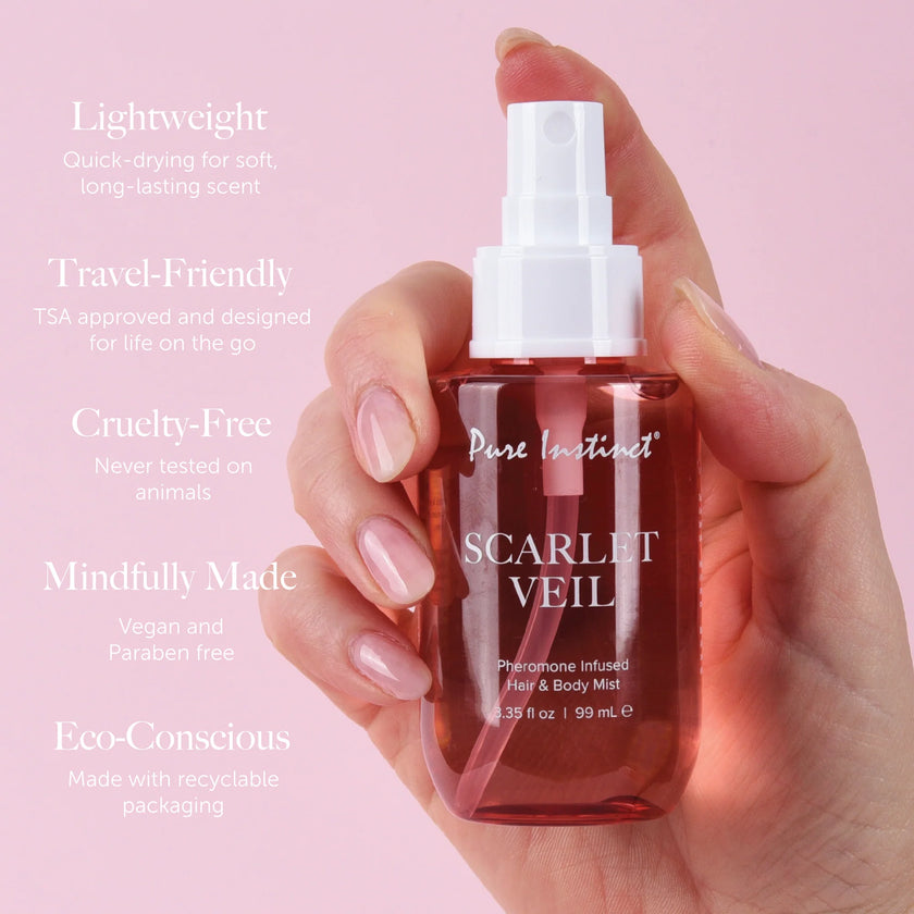 Pure Instinct - Scarlet Veil | Pheromone Hair & Body Mist