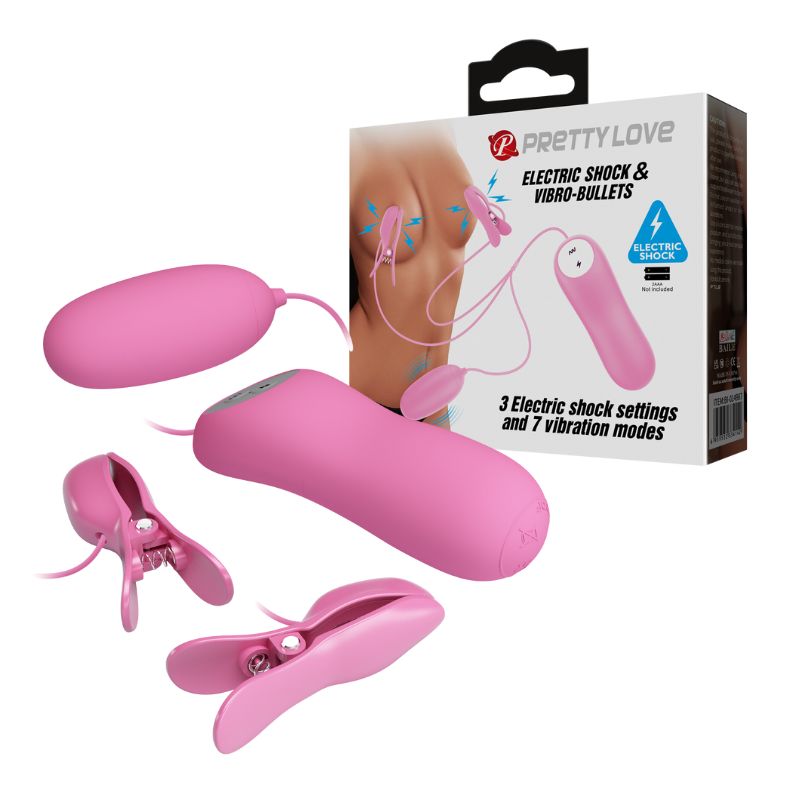 Pretty Love - Electric Shock & Vibro Bullets | Nipple Clamps