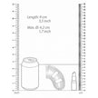 ManCage - No. 10 Chastity Cock Cage w/ Plug Transparent | 4.5