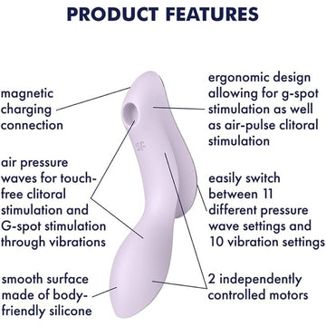 Satisfyer - Curvy Trinity 2 | Insertable Air Pulse Vibrator