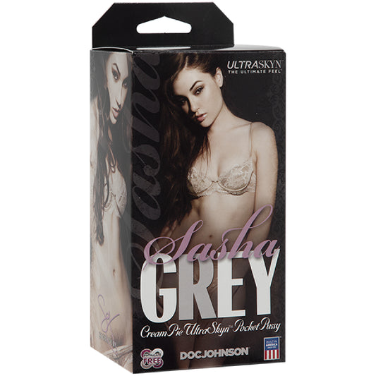 Doc Johnson – Sasha Grey Cream Pie Masturbator | ULTRASKYN Pocket Pussy