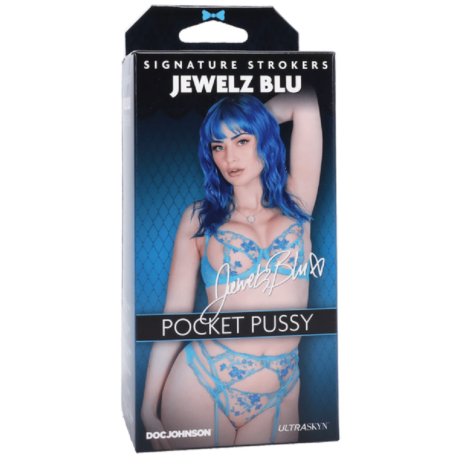 Doc Johnson – Signature Strokers Jewelz Blu | ULTRASKYN Pocket Pussy