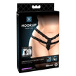 HOOKUP - Crotchless Secret Gem - Black | Panties & Diamond Butt Plug Set