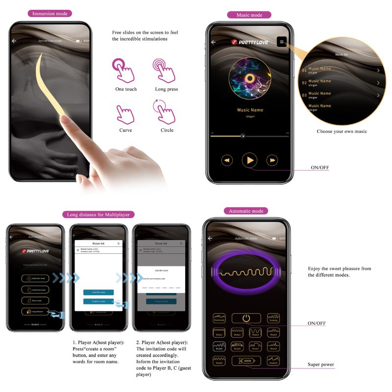 Pretty Love - Global Remote Control Series Nymph | App-Controlled Vibrating Egg