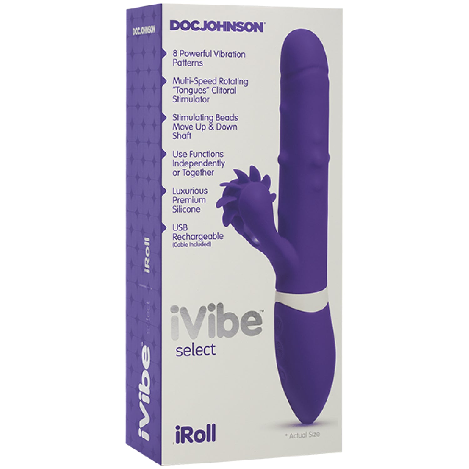Doc Johnson - iVibe Select iRoll | Rabbit-Style Vibrator