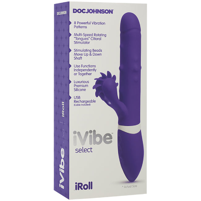 Doc Johnson - iVibe Select iRoll | Rabbit-Style Vibrator