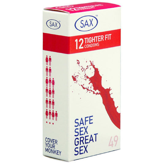 Sax - 12 Pack Tighter Fit | Condoms