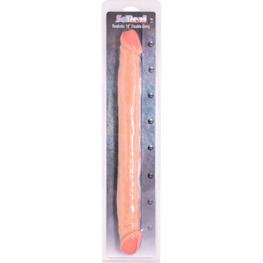 Seven Creations – So Real Realistic 18" Double Dong | Double-Ended Dildo