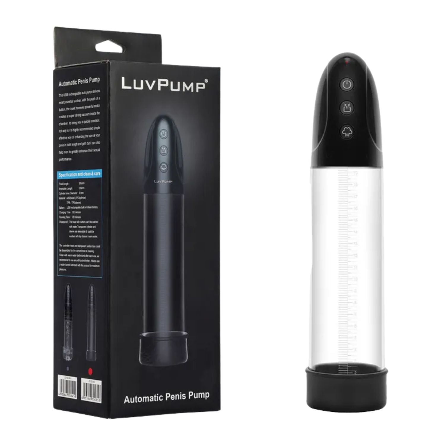LuvPump - Automatic Penis Pump | Rechargeable