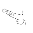 Love In Leather - Solid Ridged Penis Plug w/ Ring | Urethral Sounding
