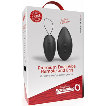 Screaming O – My Secret Premium Dual Vibe Remote & Egg | R.C Vibrator Set