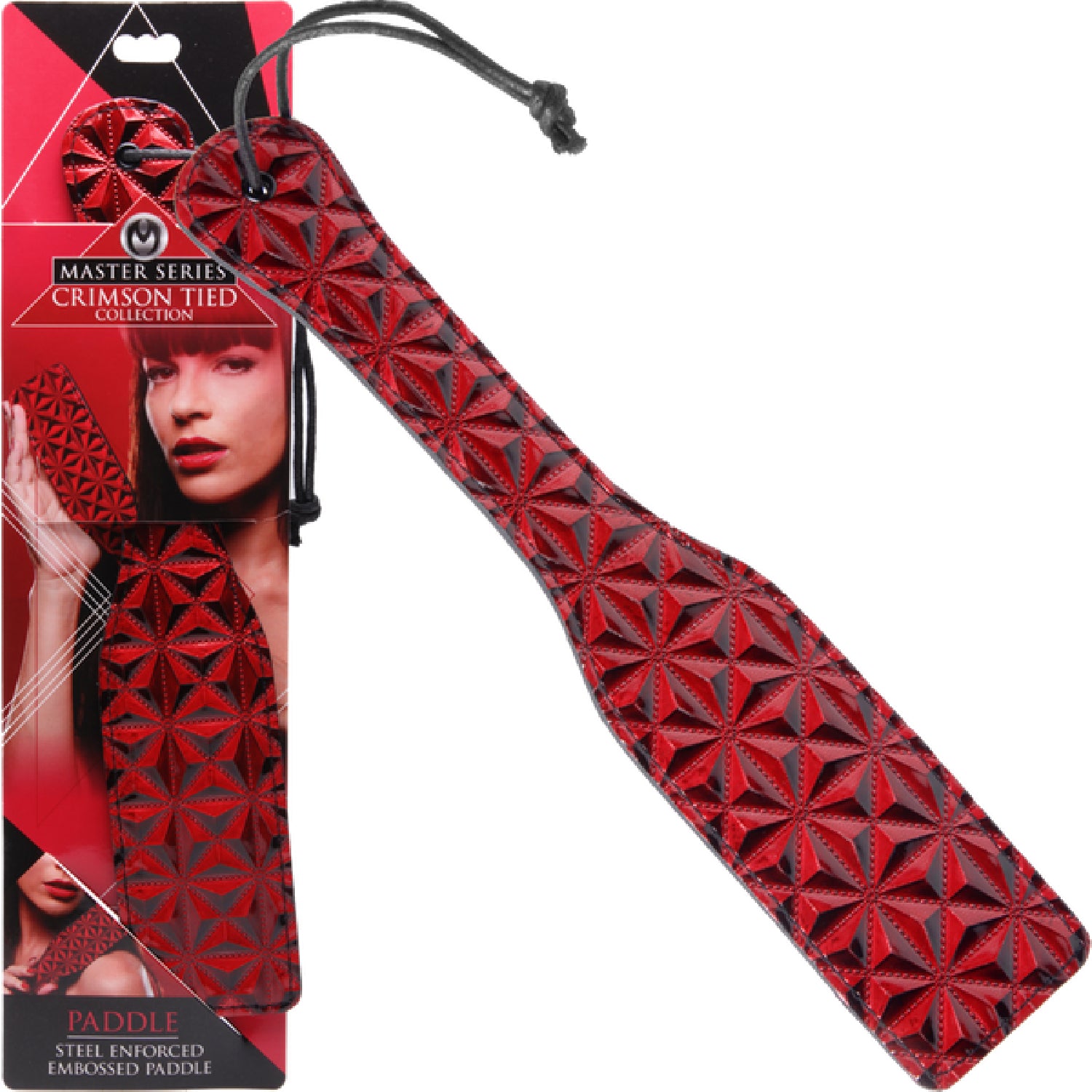 Master Series - Crimson Tied Steel Enforced Spanking Paddle | Spanking Paddle