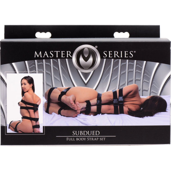 Master Series - Subdued Full Body Strap Set | Bondage Strap Set
