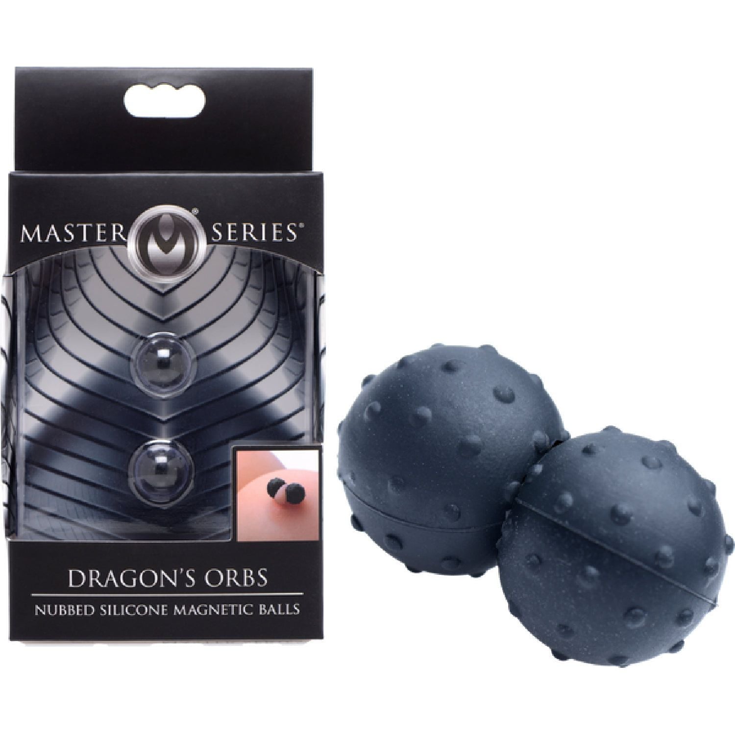 Master Series - Dragon's Orbs Nubbed Silicone Magnetic Balls | Magnetic Sensation Toy
