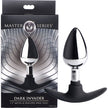 Master Series - Dark Invader Metal And Silicone Anal Plug - Medium | Butt Plug