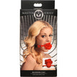 Master Series - Blossom Gag Silicone Rose Gag | Mouth Gag