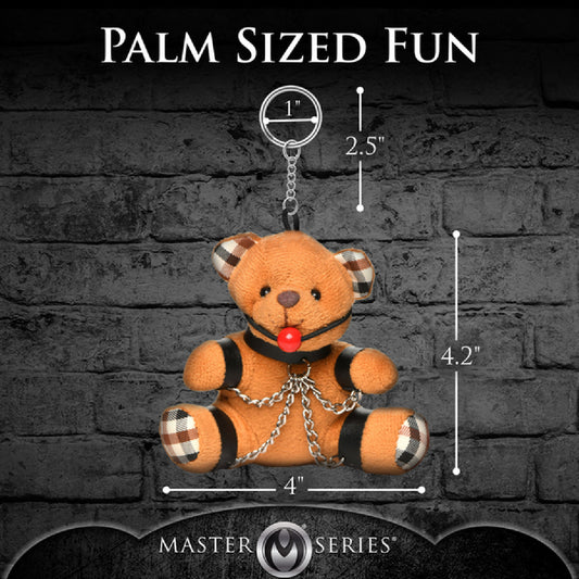 Master Series - Gagged Teddy Bear Keychain | Novelty Keychain