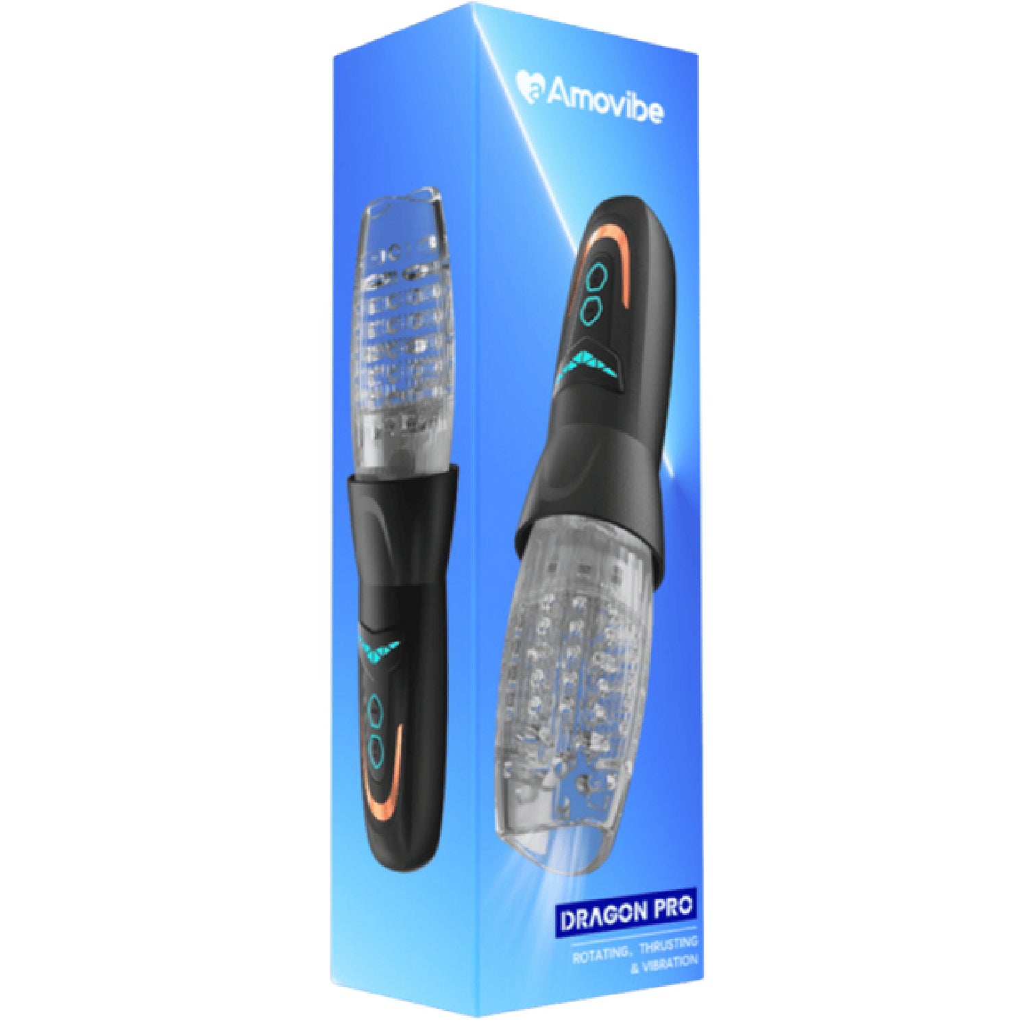 AmoVibe - Dragon Pro | Rotating & Thrusting Masturbator
