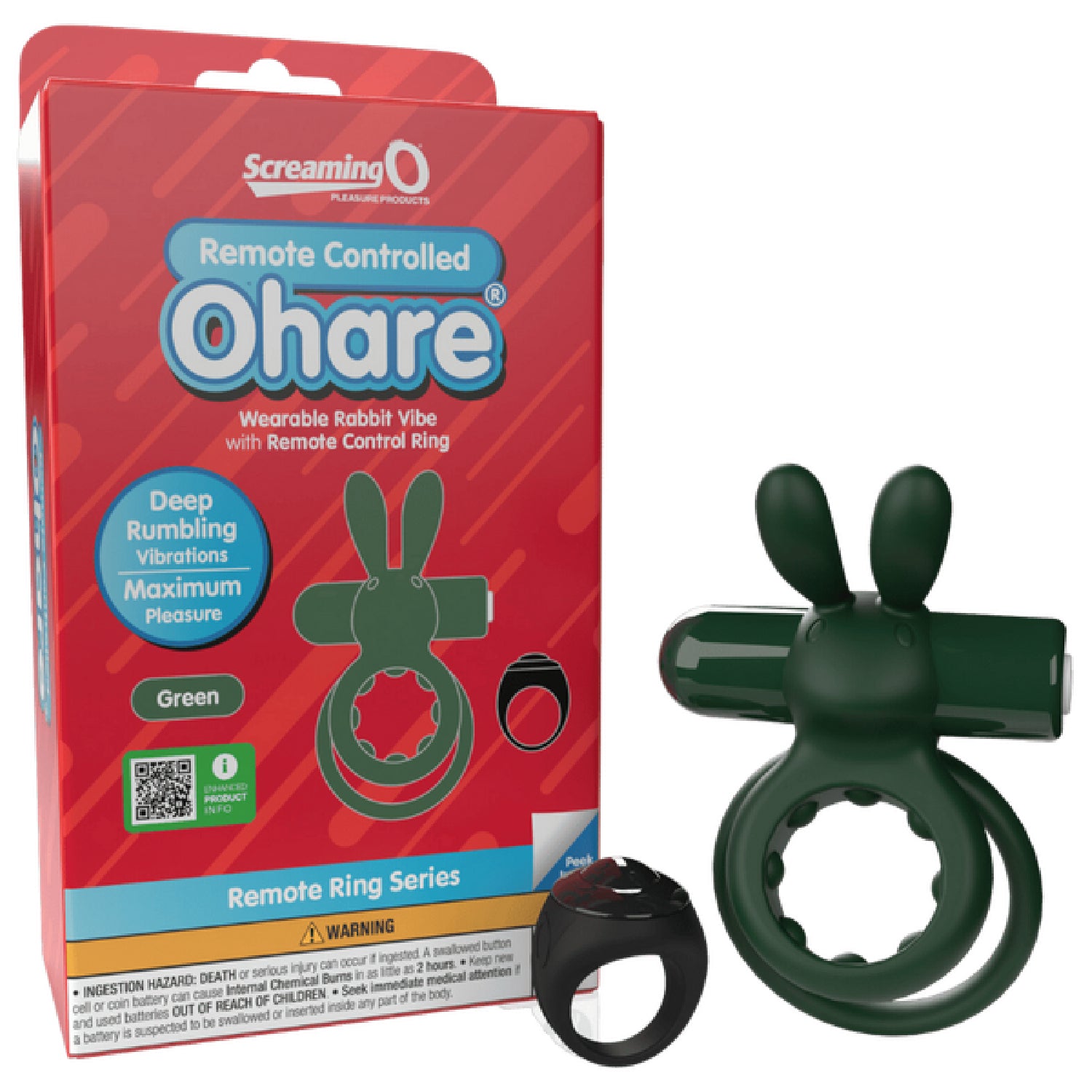 Screaming O – Remote Control Ohare | Rechargeable Cock & Ball Ring
