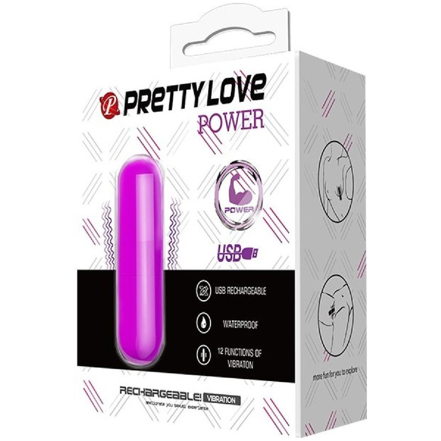 Pretty Love – Rechargeable Power Bullet | Mini Bullet Vibrator