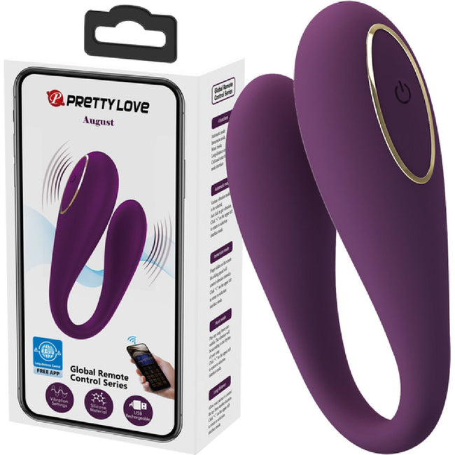 Pretty Love – Global Remote Control Series August | App-Controlled Dual Stimulator