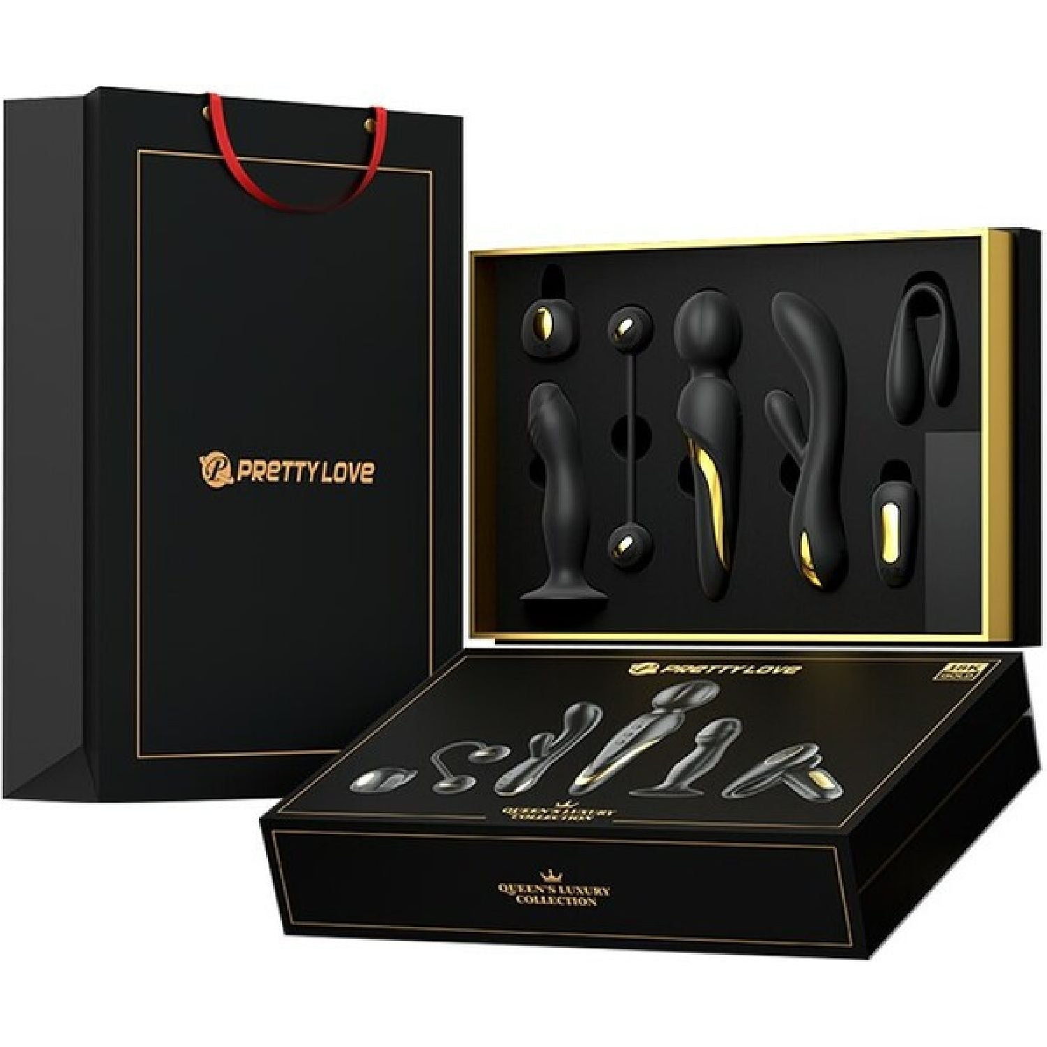 Pretty Love - Mini Queen’s Luxury Collection 18k Gold Plated | Premium Adult Toy Set