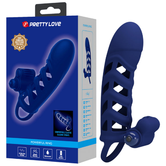 Pretty Love - Powerful Ring Altaf | Vibrating Cock Ring with Sleeve