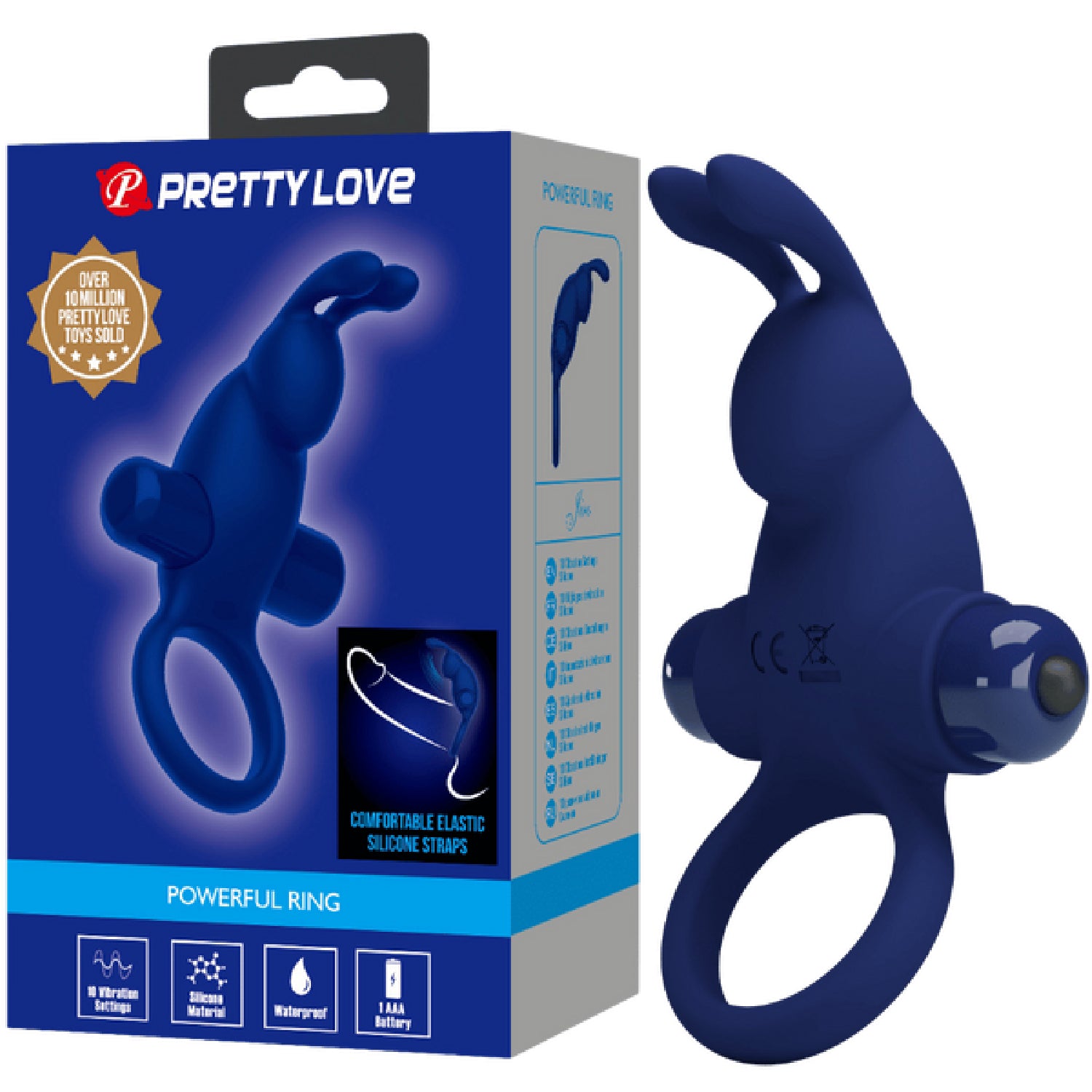 Pretty Love - Powerful Ring Jiro | Vibrating Cock Ring