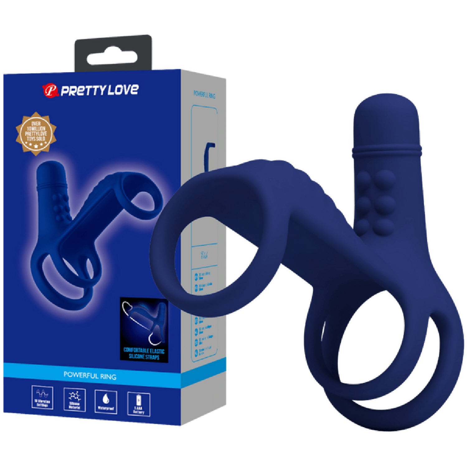 Pretty Love - Powerful Ring Elish | Vibrating Penis Sling & Cock Ring