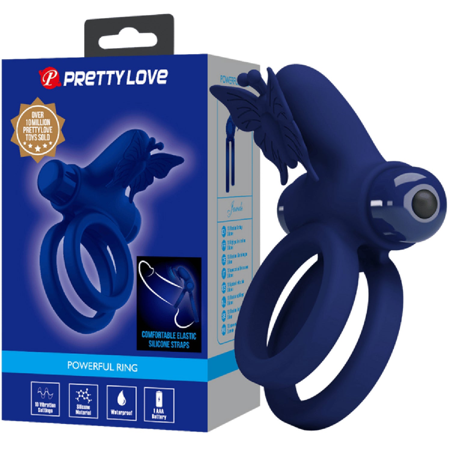 Pretty Love - Powerful Ring Jamele | Vibrating Cock & Ball Ring
