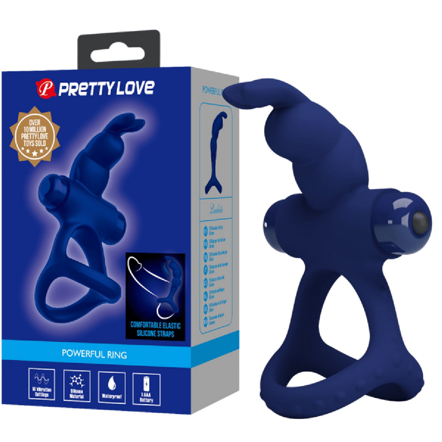 Pretty Love - Powerful Ring Luchito | Vibrating Cock & Ball Ring