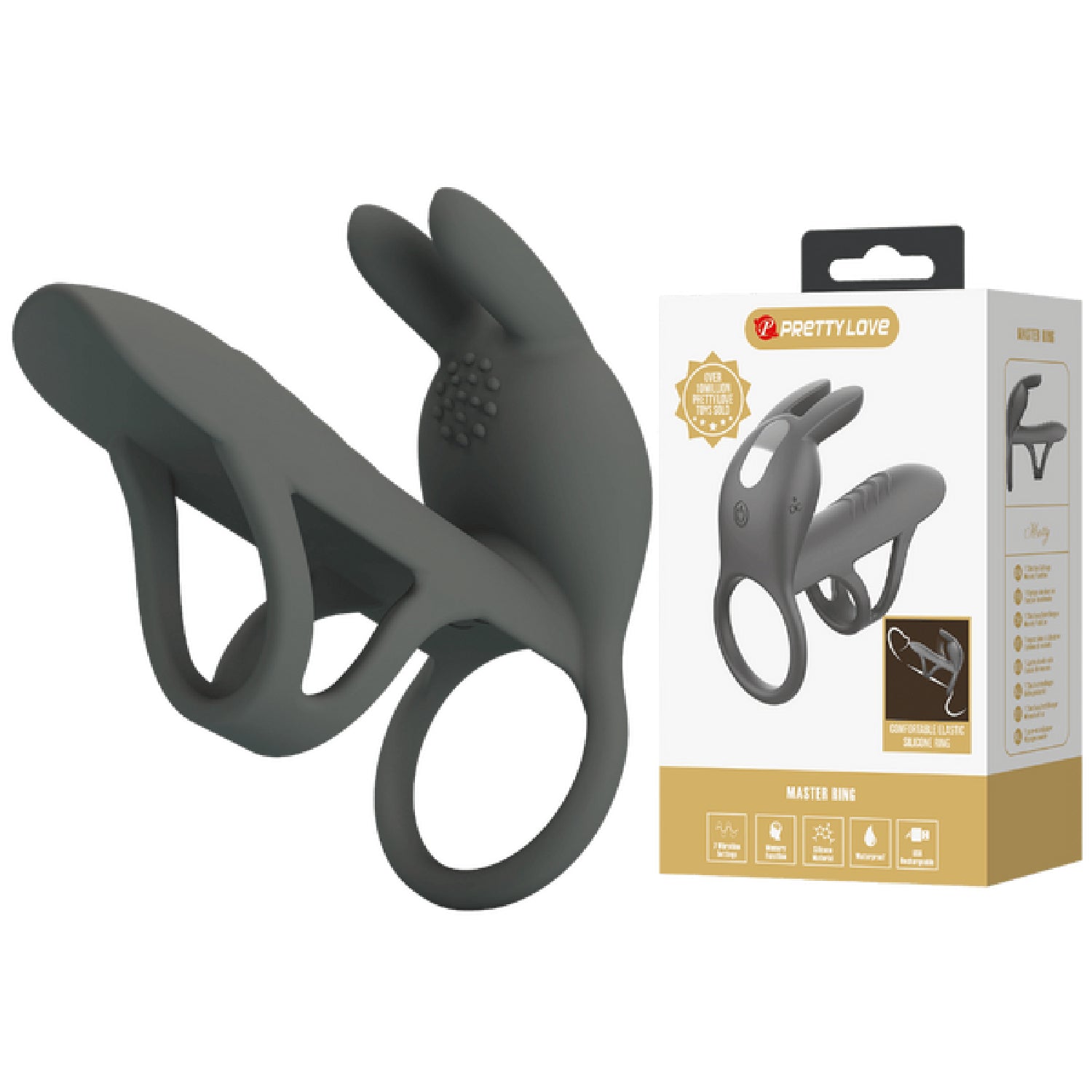 Pretty Love - Vibrating Penis Sleeve Matty | Vibrating Penis Sleeve