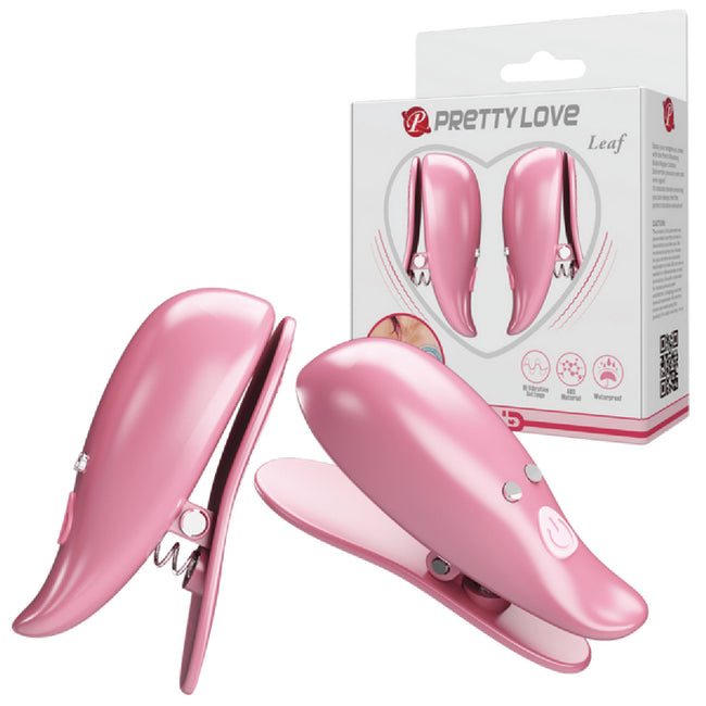 Pretty Love – Leaf | Vibrating Nipple Clamps
