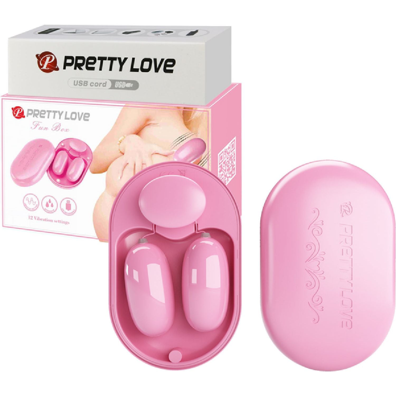 Pretty Love – Fun Box | Rechargeable Dual Vibrating Bullet