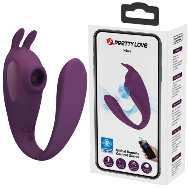 Pretty Love - Global Remote Control Series Shey | App-Controlled Dual Stimulator