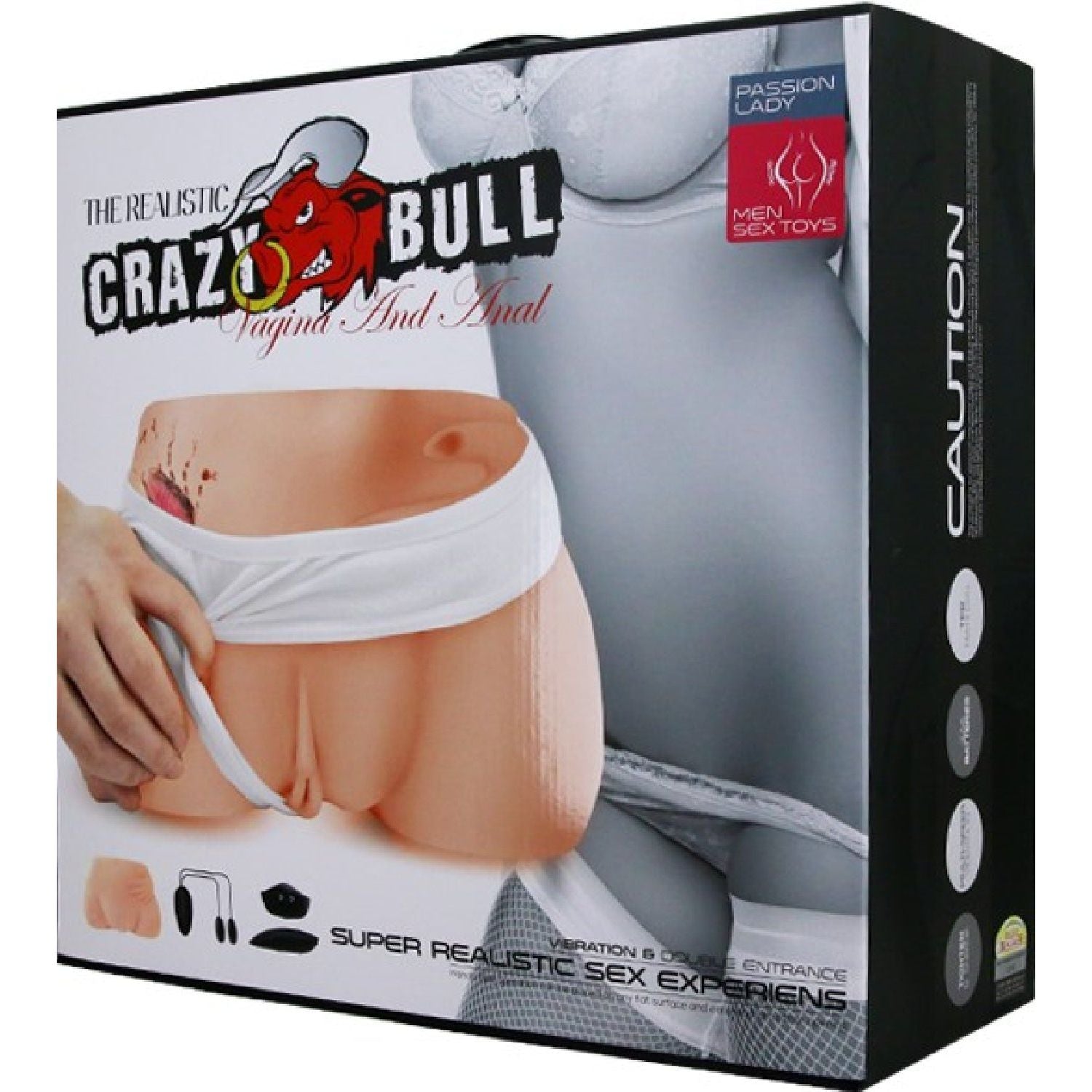 Pretty Love – Crazy Bull Tattoo Lover Vagina and Anal | Vibrating male Masturbator