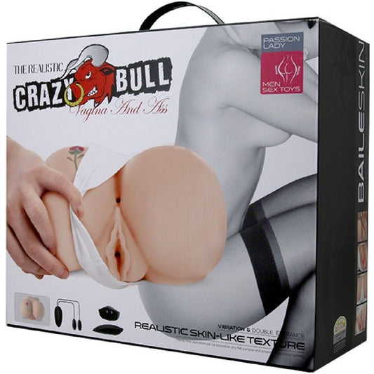 Pretty Love – Crazy Bull Double Pleasure (Vagina & Ass) Rose | Vibrating Male Masturbator