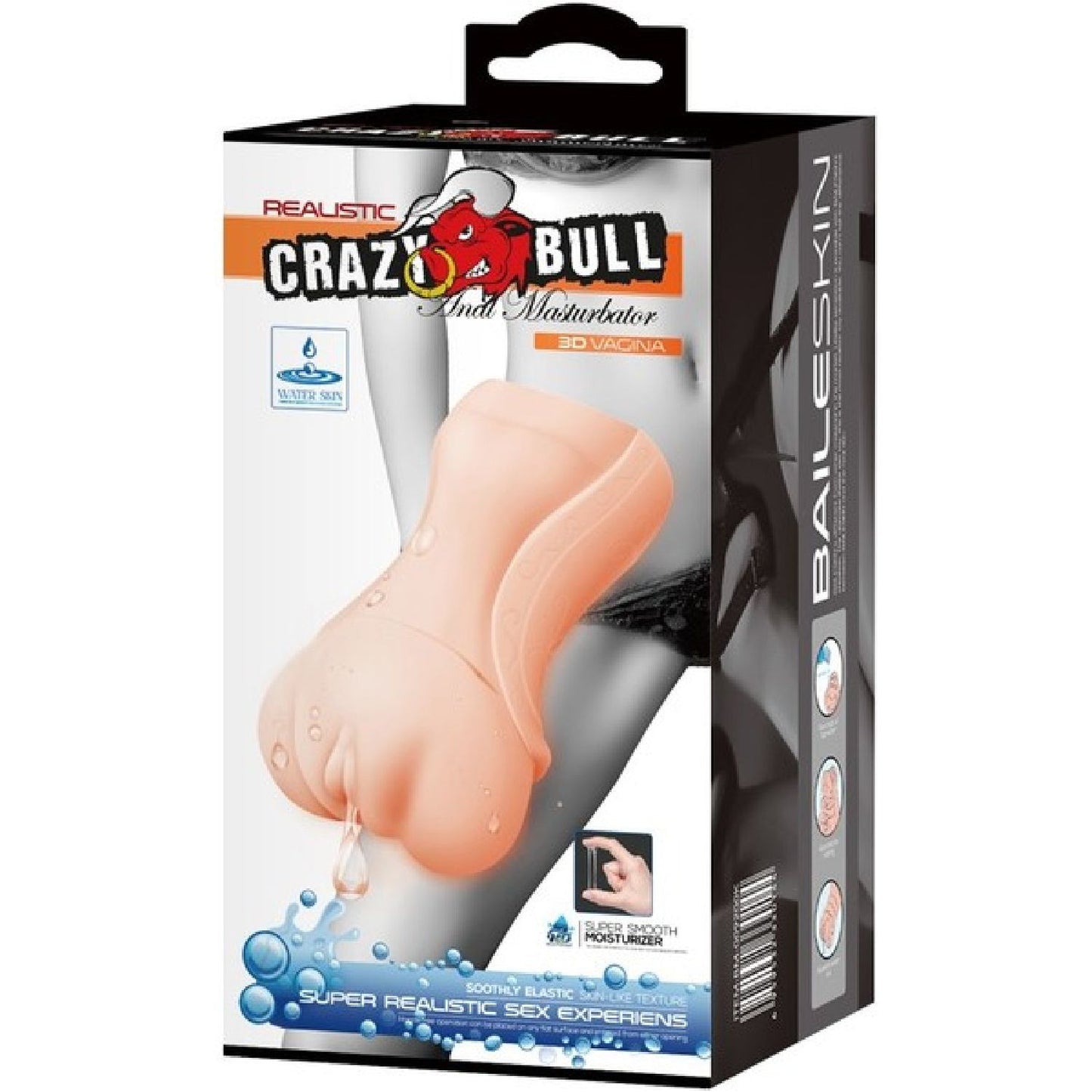 Pretty Love – Crazy Bull Realistic 3D Vagina | Water Activated Male Masturbator