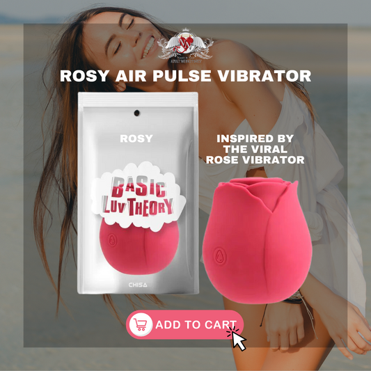 Basic Luv Theory - Rosy | Pink Rose Vibrator