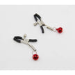 Love In Leather - Red Bell Nipple Clamps | Alligator Clip