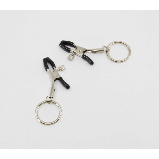 Love In Leather - Ring Nipple Clamps | Alligator Clips