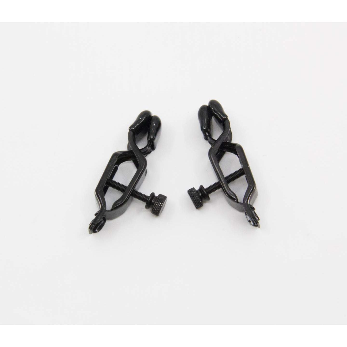 Love In Leather - Wide Bullnose Nipple Clamps | Screw Adjustment