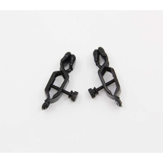 Love In Leather - Wide Bullnose Nipple Clamps | Screw Adjustment