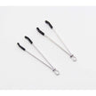 Love In Leather - Tweezer Nipple Clamps | Silver