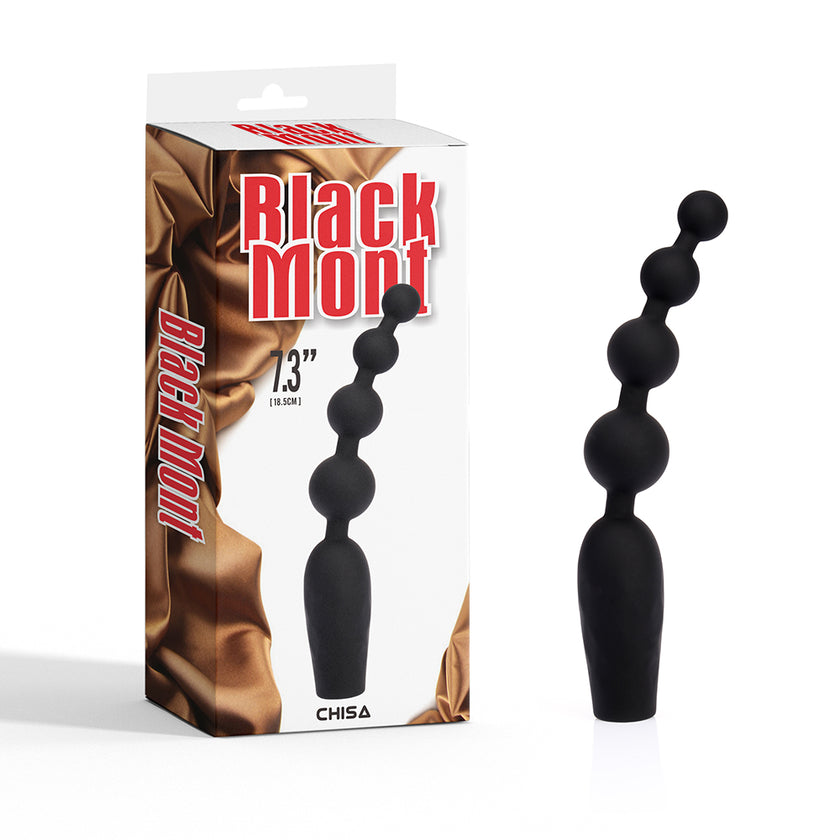 Black Mont - Vibrating Anal Bumpy Bead | 7.3 Inches