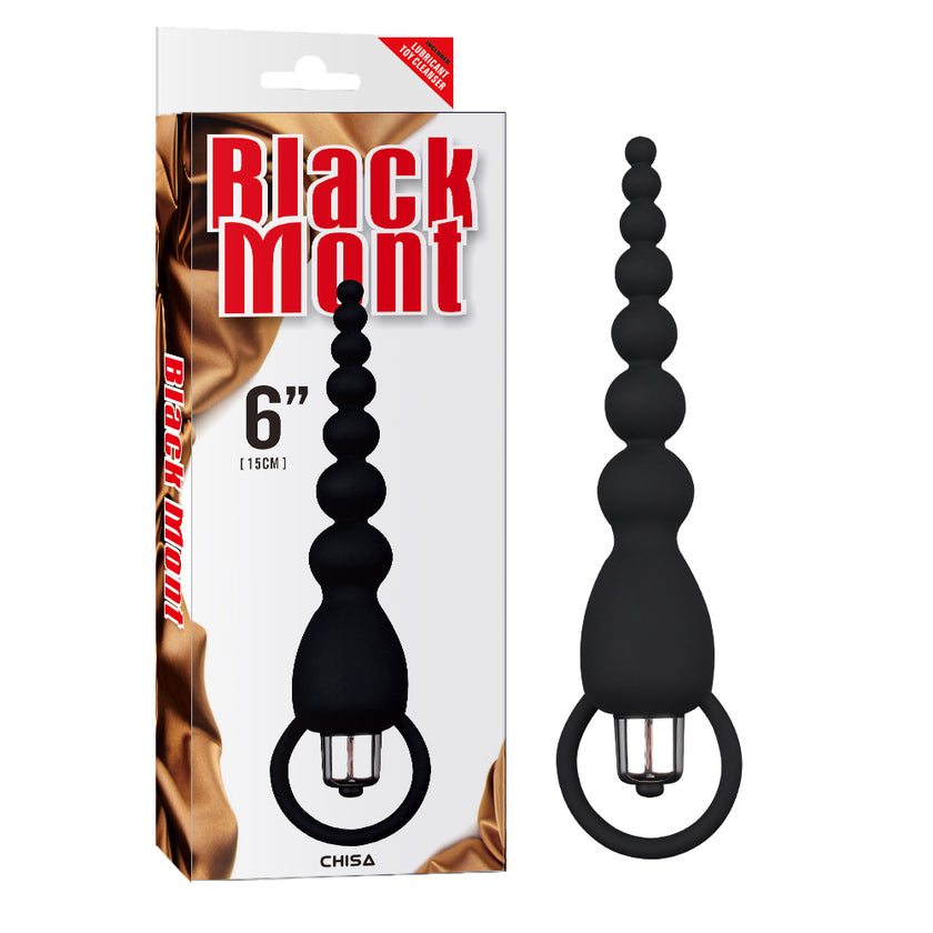 Black Mont - Elite Vibrating Power Beads | 6 Inches