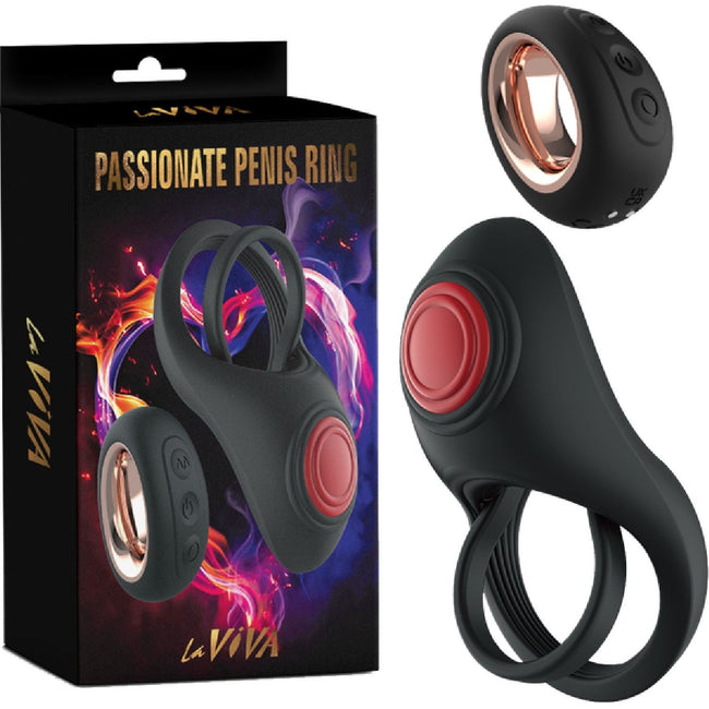 Laviva - Passionate Penis Ring Remote Control | Rechargeable Cock & Ball Ring