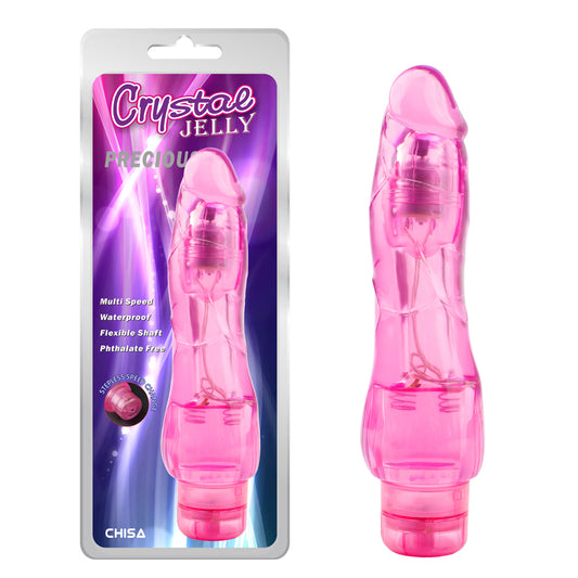 Crystal Jelly - Precious | 7.7 Inch Multi-Speed Vibrator