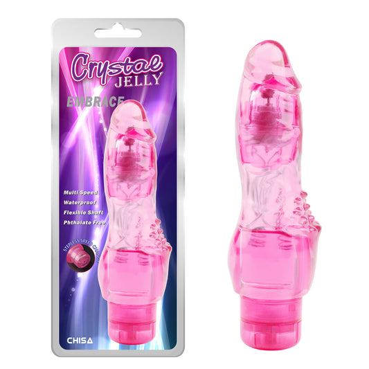 Crystal Jelly - Embrace | 7.5 Inch Multi-Speed Vibrator