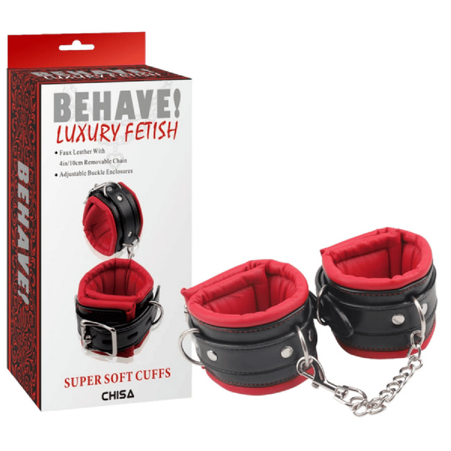 Chisa -Behave Luxury Fetish Super Soft Cuffs | Bondage Cuffs